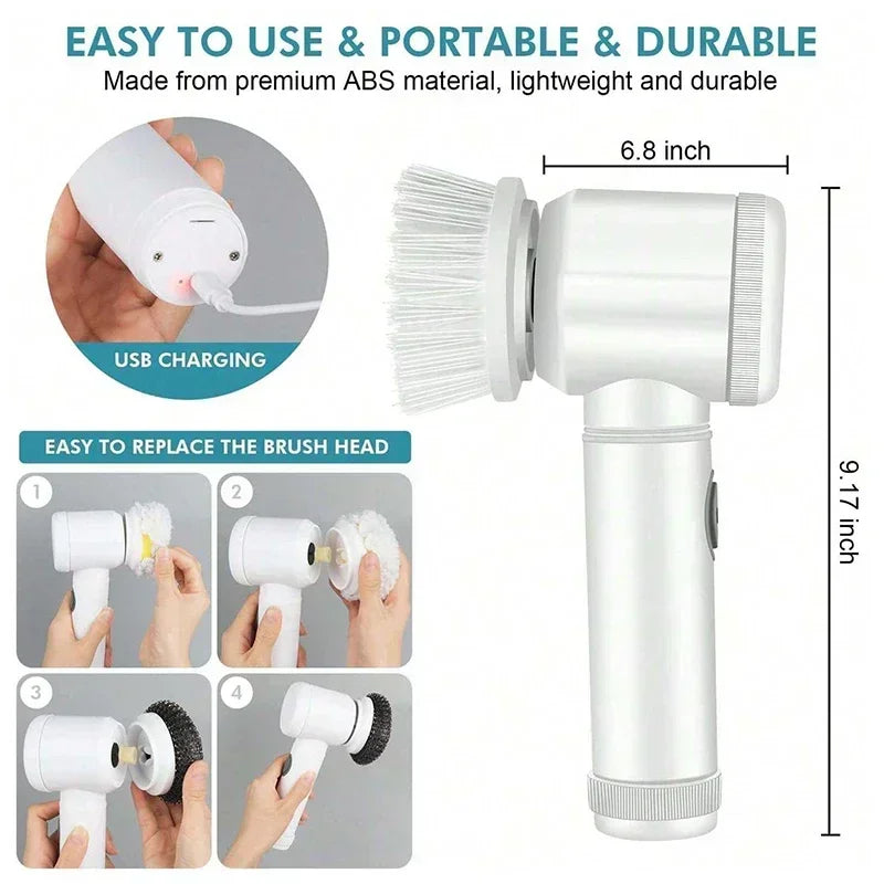 Electric Spin Scrubber Brush