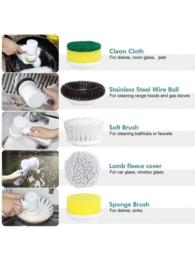 Electric Spin Scrubber Brush