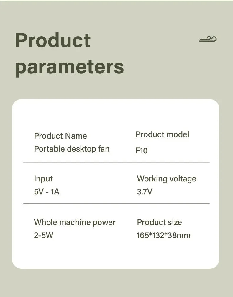 Desk Fan
