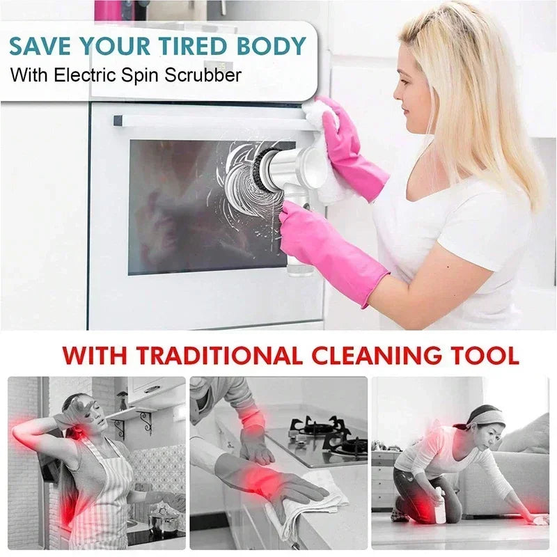Electric Spin Scrubber Brush